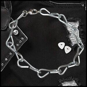 5 For $25💫Silver Alternative Links Chain Bracelet